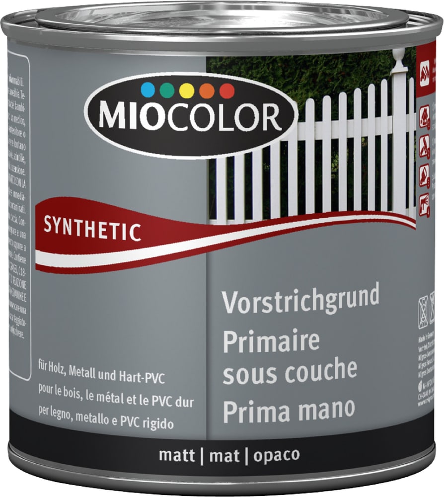 Synthetic Vorstrichgrund Weiss 375 ml Vorstrichgrund Miocolor 661445500000 Farbe Weiss Inhalt 375.0 ml Bild Nr. 1