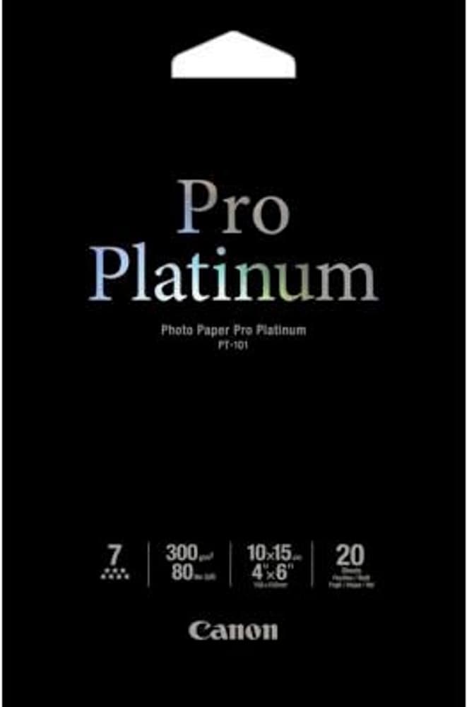 Pro Platinum Photo Paper 10x15cm PT-101 Carta per foto Canon 798533400000 N. figura 1