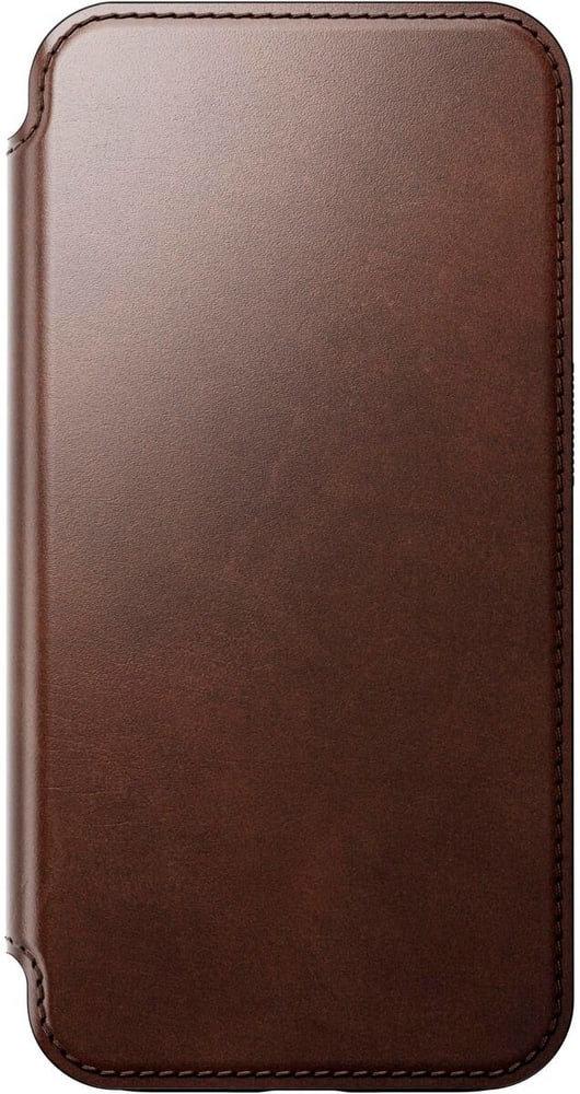 Custodia folio moderna in pelle Horween per iPhone 15 Pro color Cover smartphone Nomad 785302428084 N. figura 1