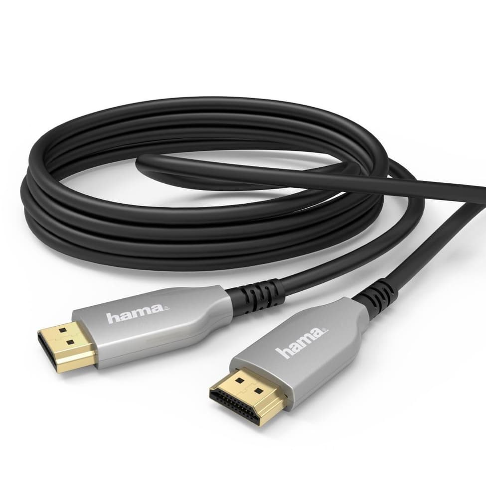 Câble HDMI™ optique actif, 4K, doré, 15 m Câble vidéo Hama 785300179724 Photo no. 1