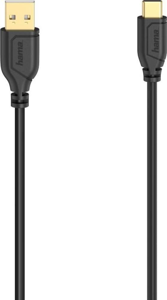 USB-C-Kabel "Flexi-Slim", Schwarz, 0.75m USB Kabel Hama 785300179433 Bild Nr. 1