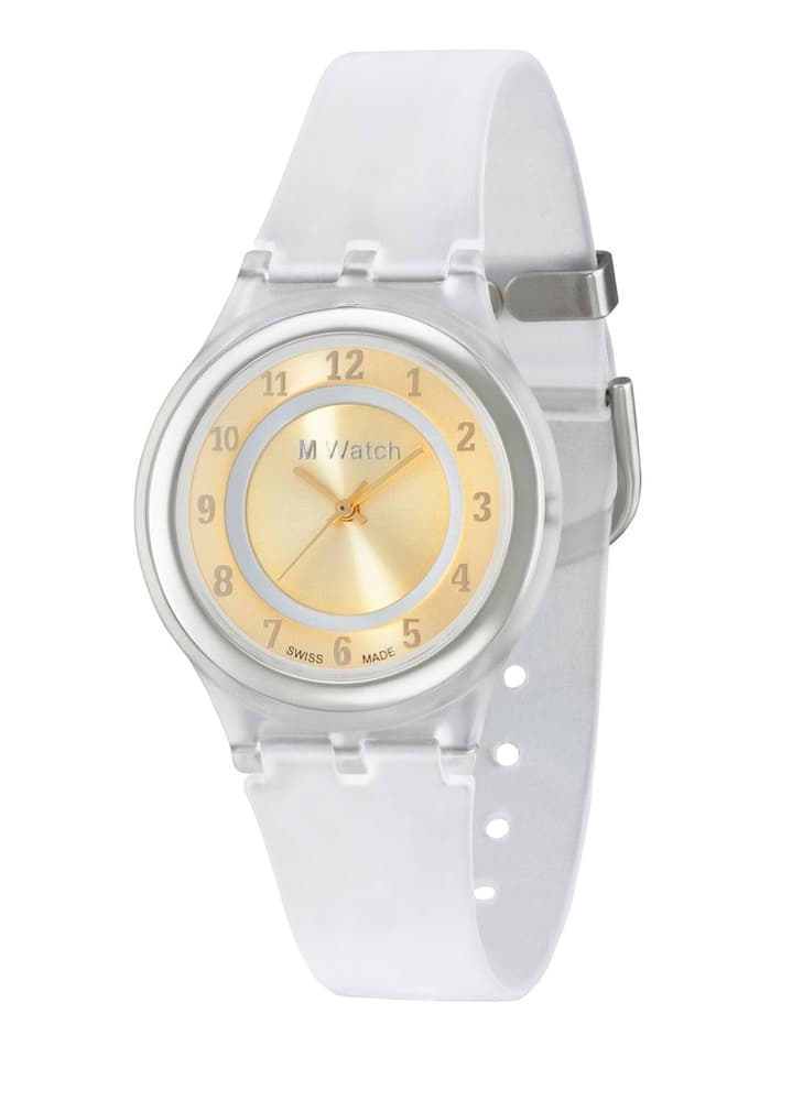 SLIM gold/transparent Armbanduhr M Watch 76071890000015 Bild Nr. 1