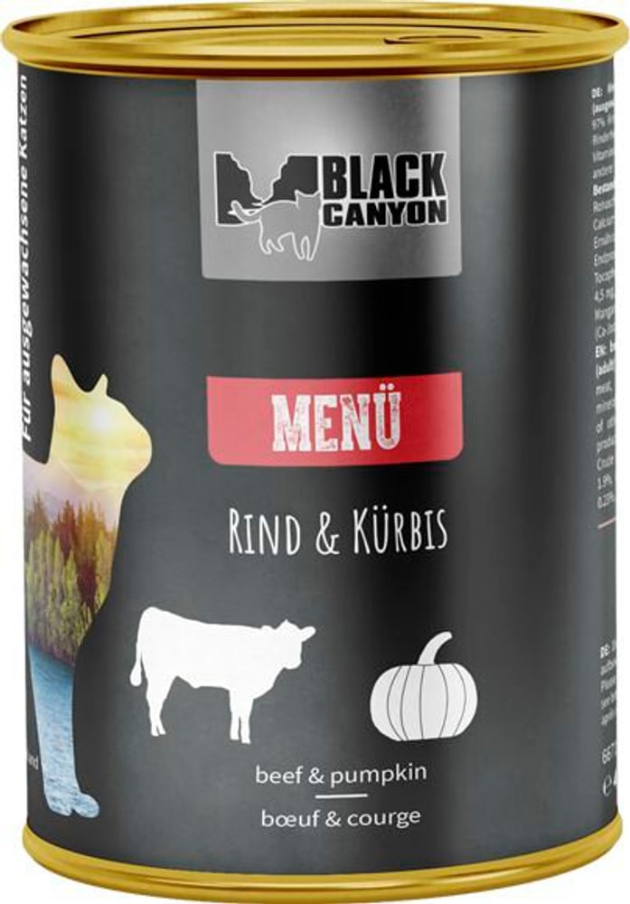 chat menu boeuf Aliments humides Black Canyon 658748000000 Photo no. 1