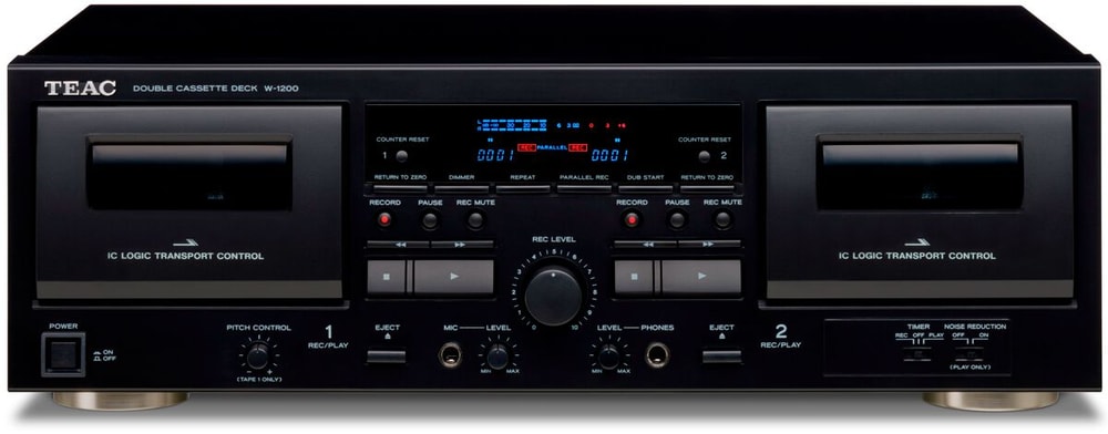 W-1200-B - Noir Adaptateur pour cassette TEAC 785302423524 Photo no. 1