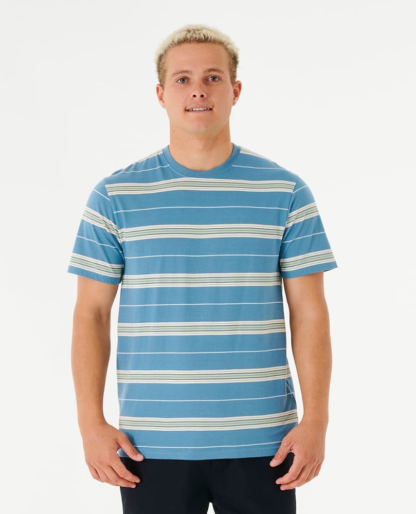SURF REVIVAL STRIPE TEE T-Shirt Rip Curl 468223400340 Grösse S Farbe blau Bild-Nr. 1