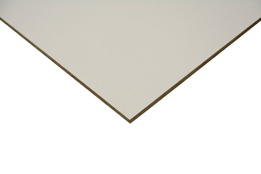 Panneau MDF Lack Line 1 face blanc Panneaux de fibres de bois Swisskrono 640110000000 Épaisseur 3.0 mm Photo no. 1