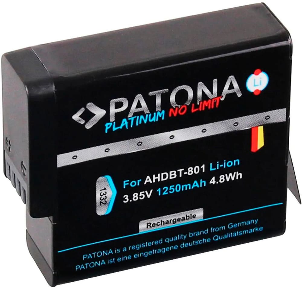 Platinum GoPro Hero 8 Batterie pour appareil photo Patona 785300181656 Photo no. 1