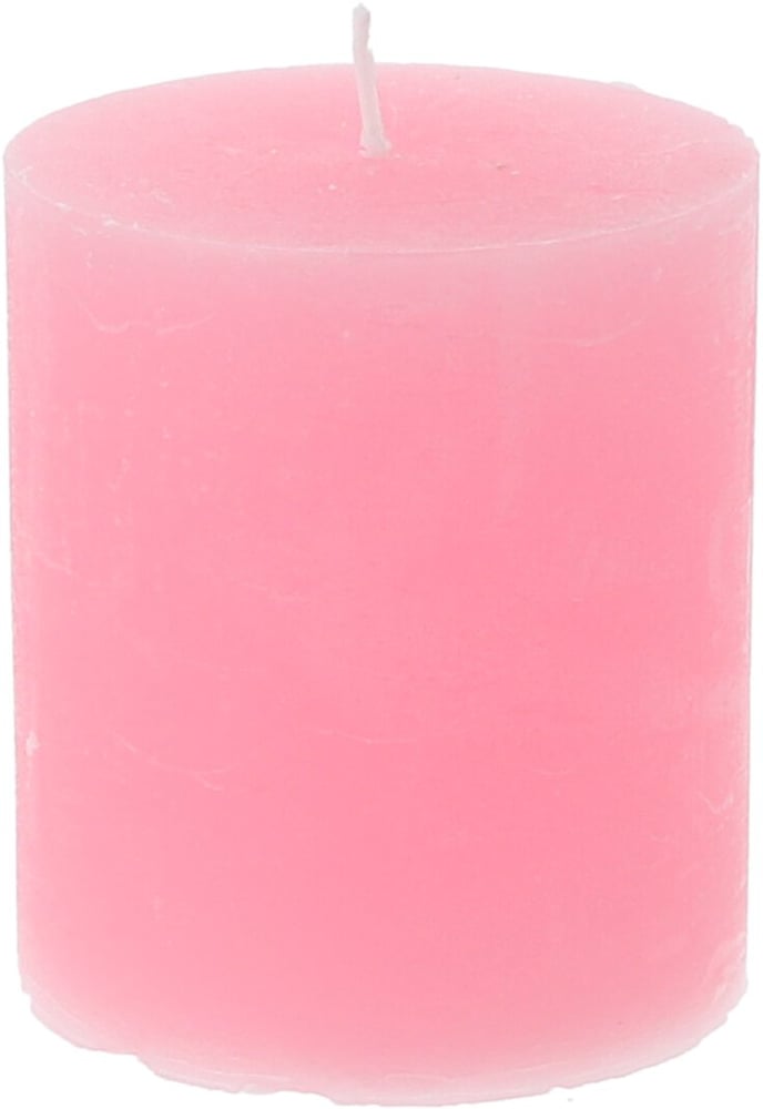 Zylinderkerze Rustico Kerze Balthasar 656207000004 Farbe Rosa Grösse ø: 7.0 cm x H: 8.0 cm Bild Nr. 1