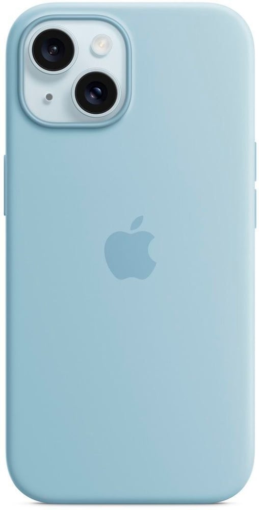 iPhone 15 Silicone Case with MagSafe - Light Blue Smartphone Hülle Apple 785302426619 Bild Nr. 1