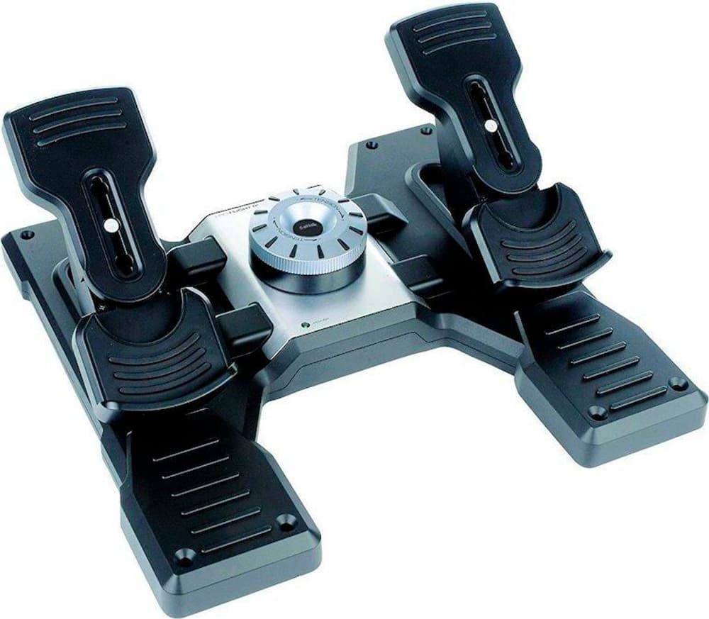 G Saitek Pro Flight Rudder Pedals Gaming Controller Logitech G 785302423881 Bild Nr. 1