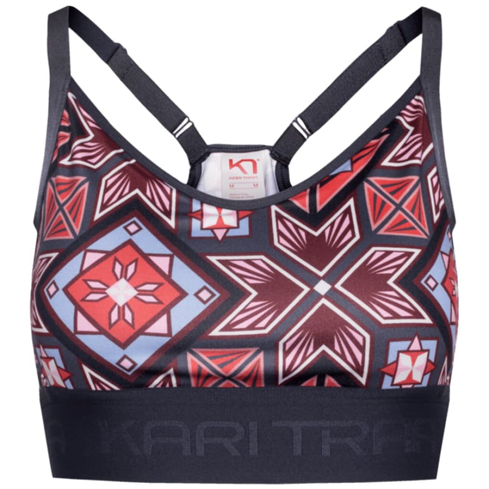 Froya Printed Soutien-gorge de sport Kari Traa 468718800686 Taille XL Couleur antracite Photo no. 1