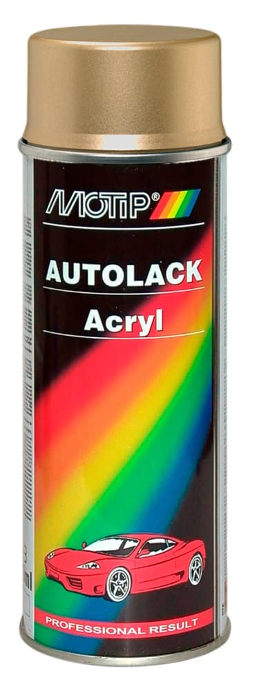 Acryl-Autolack gold metallic 400 ml Lackspray MOTIP 620762300000 Farbtyp 52350 Bild Nr. 1