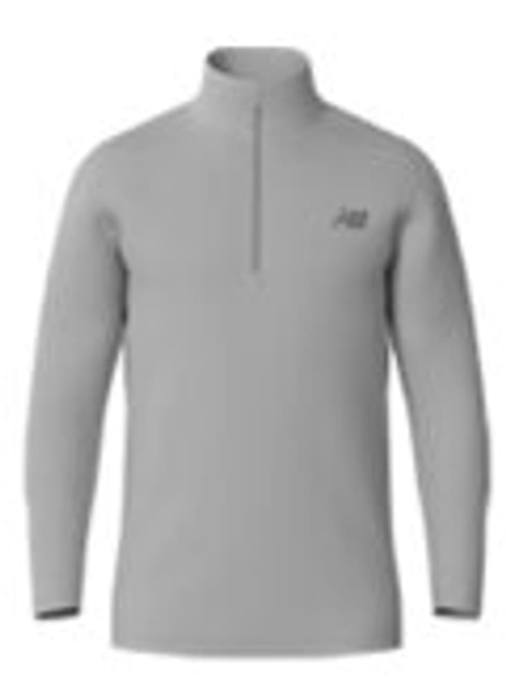 M Space Dye 1/4 Zip Maglia a maniche lunghe New Balance 467749400581 Taglie L Colore grigio chiaro N. figura 1