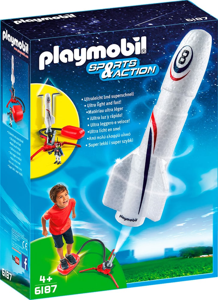 Sports & Action Rakete mit Spring-Booster 6187 PLAYMOBIL® 74332640000015 Bild Nr. 1