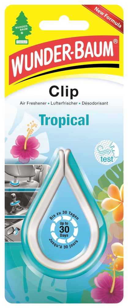 Clip Tropical Deodorante per ambiente WUNDER-BAUM 620682600000 N. figura 1