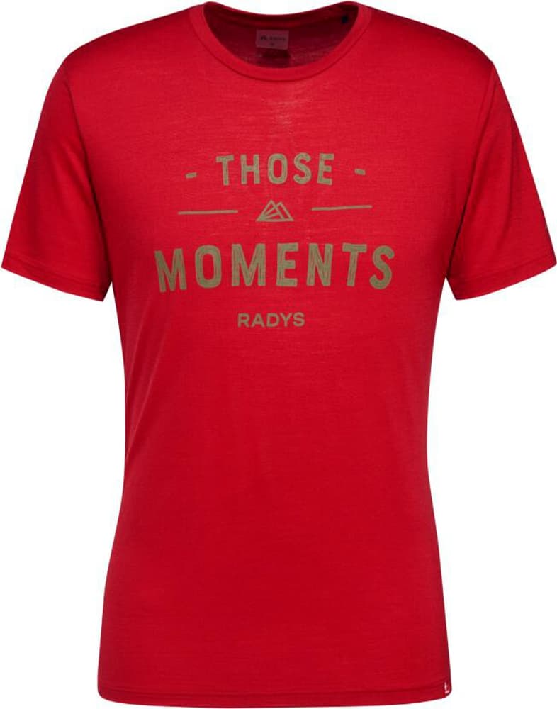 R5 Light Merino Moments T T-Shirt RADYS 469418100633 Grösse XL Farbe Dunkelrot Bild-Nr. 1