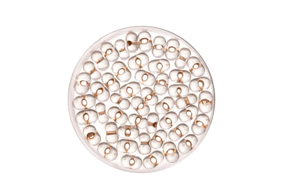 Rocailles Farfalle 6.5mm 17g cristal bronze Perles artisanales 608131300000 Photo no. 1