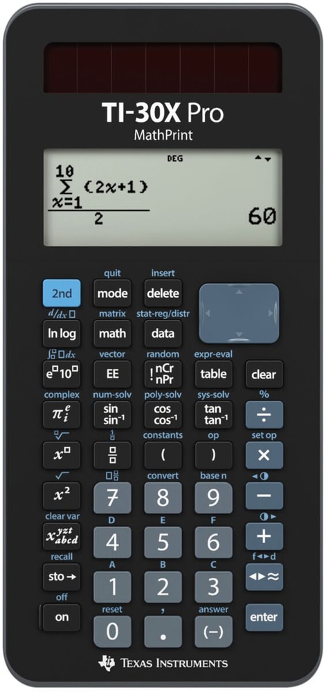 TI-30X Pro MathPrint Taschenrechner Texas Instruments 798272200000 Bild Nr. 1
