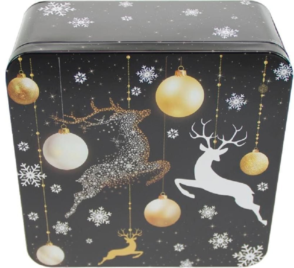 Boîte à biscuits Deer Black Gold 187 x 187 x 80 mm Boîte à biscuits Gawol 785302444636 Photo no. 1