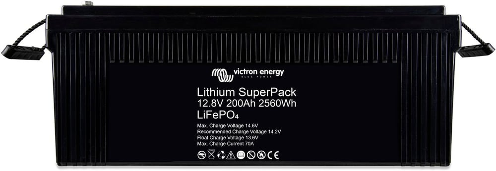 Lithium SuperPack 12,8V/200Ah (M8) Batterie Victron Energy 614509900000 Bild Nr. 1
