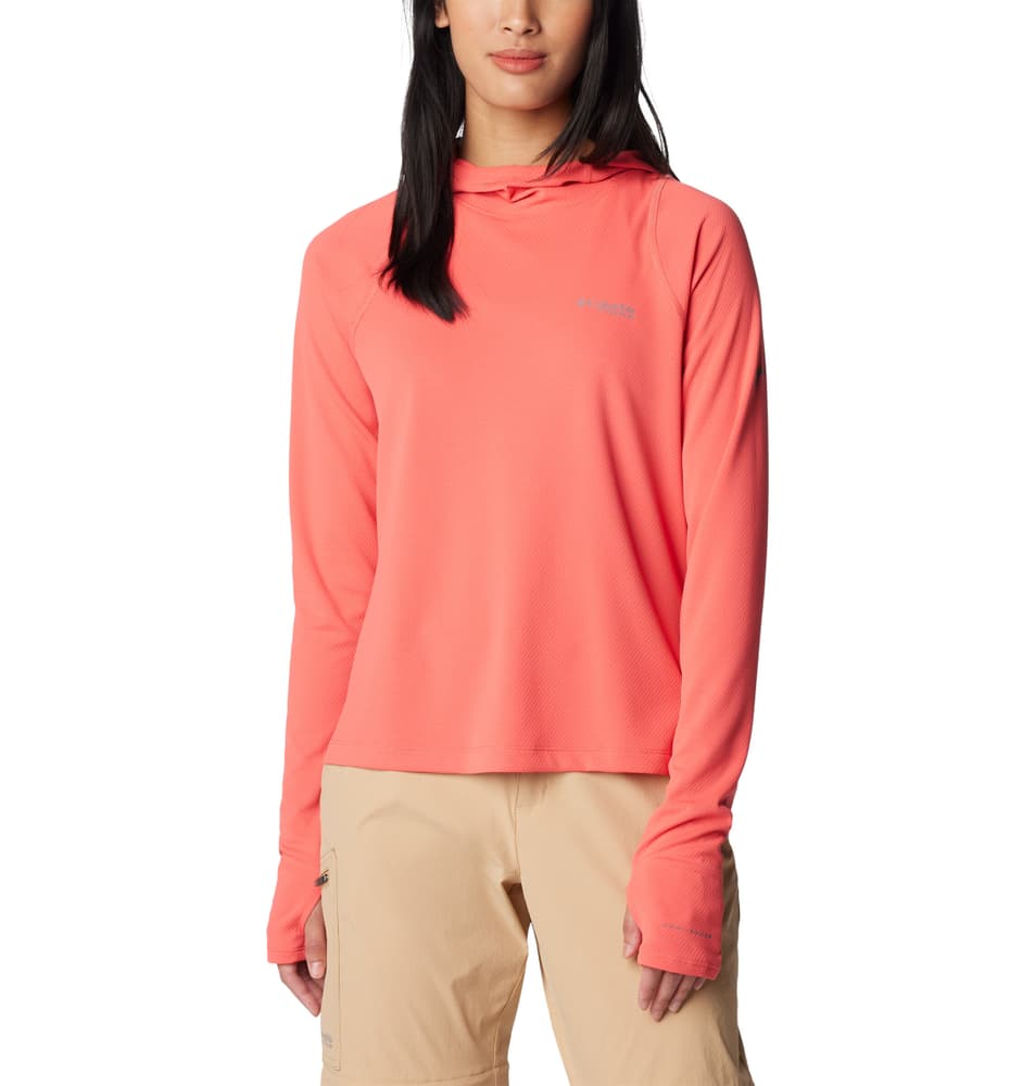 Summit Valley™ Hoodie Chemise à manches longues Columbia 468424700557 Taille L Couleur corail Photo no. 1