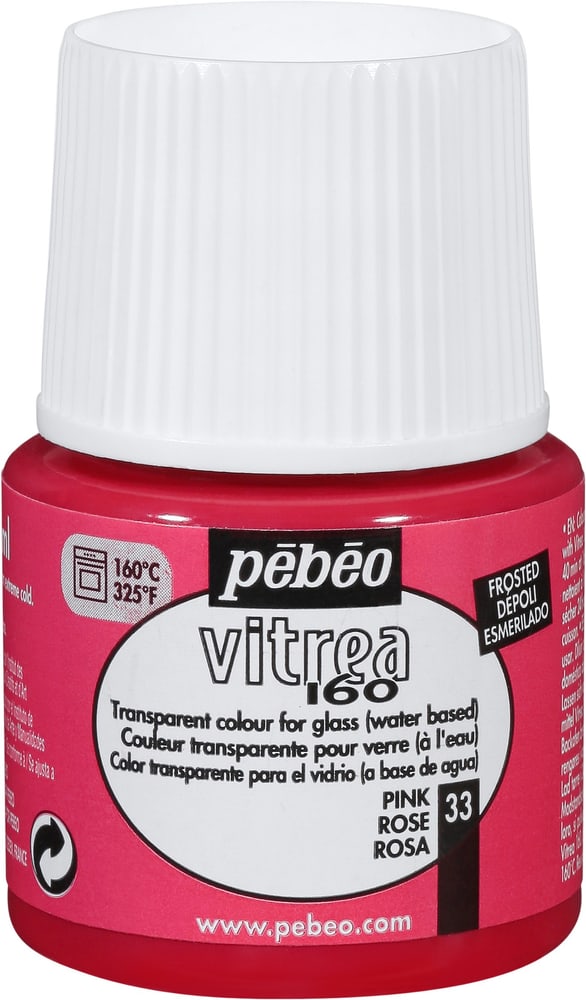 Pébéo Vitrea 160 Frosted Glasfarbe Pebeo 663507410400 Farbe Rosa Bild Nr. 1