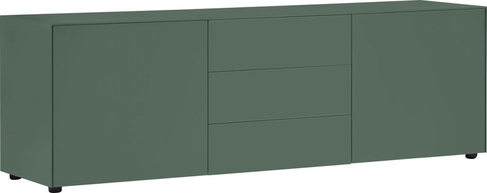 LUX Buffet bas 400840900060 Dimensions L: 180.0 cm x P: 46.0 cm x H: 56.0 cm Couleur Vert Photo no. 1