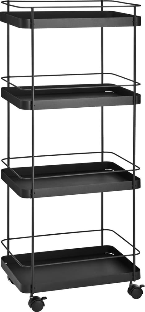 JACK Rollwagen JACK Rollwagen 407590600020 Grösse B: 42.0 cm x T: 28.0 cm x H: 102.0 cm Farbe Schwarz Bild Nr. 1