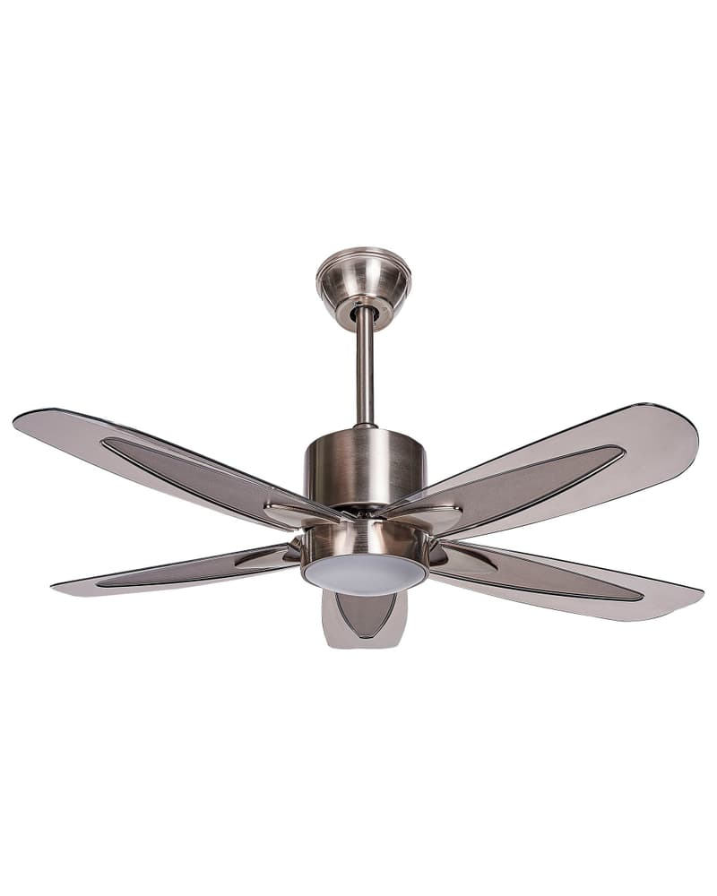 Ventilatore da soffitto argento con luce COYOTE Ventilatore da soffitto Beliani 669700118770 N. figura 1