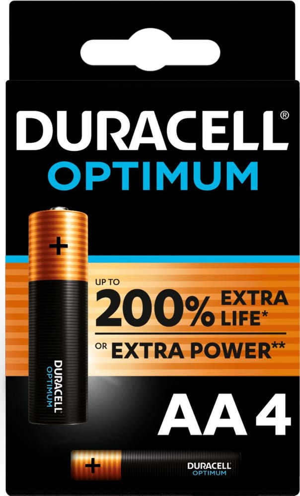 Optimum AA/LR6, 4 pcs. Batterie Duracell 785300164266 Photo no. 1