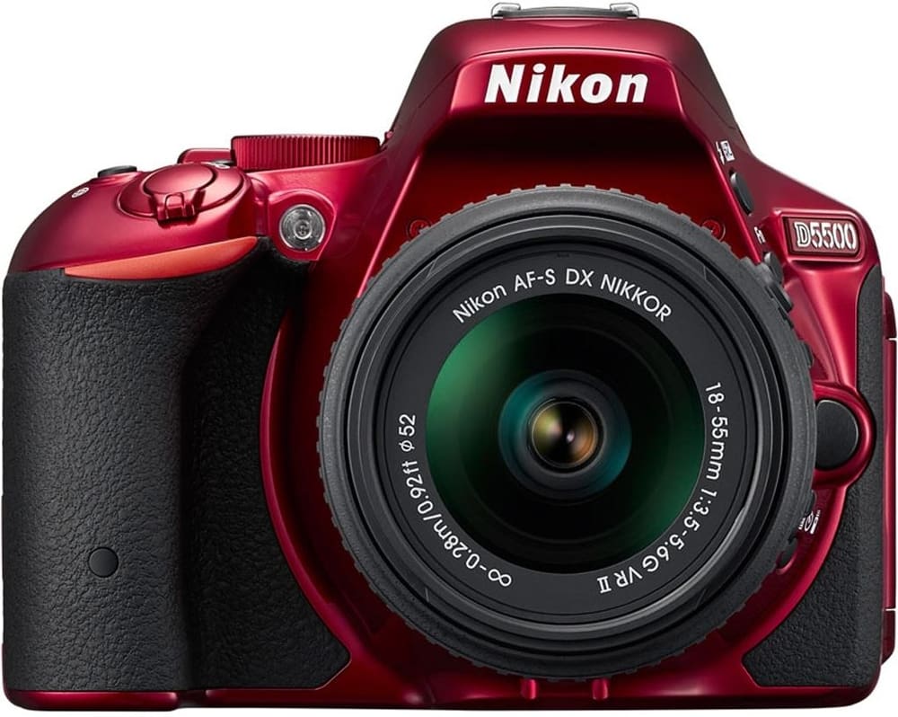 Nikon D5500 Kit + 18-55mm rot Nikon 95110031578415 Bild Nr. 1