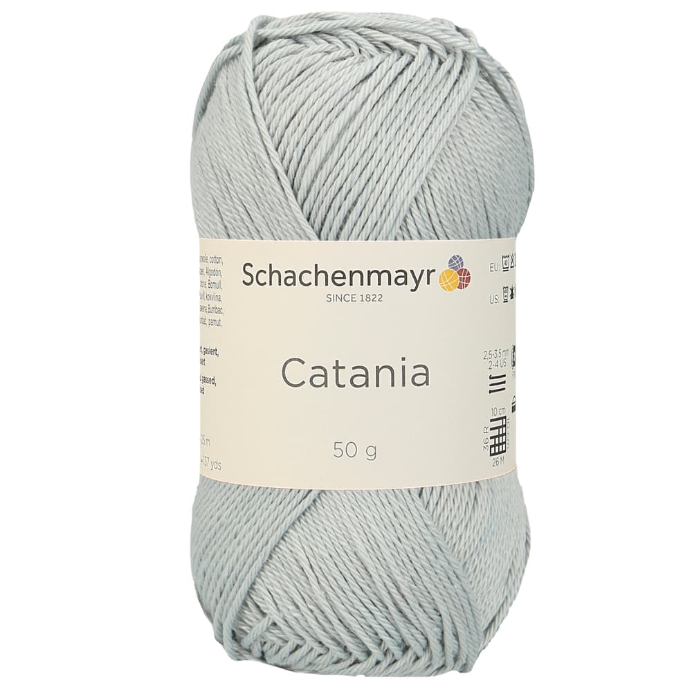 Wolle Catania Wolle Schachenmayr 667089100030 Farbe Silberfarben Grösse L: 12.0 cm x B: 5.0 cm x H: 5.0 cm Bild Nr. 1