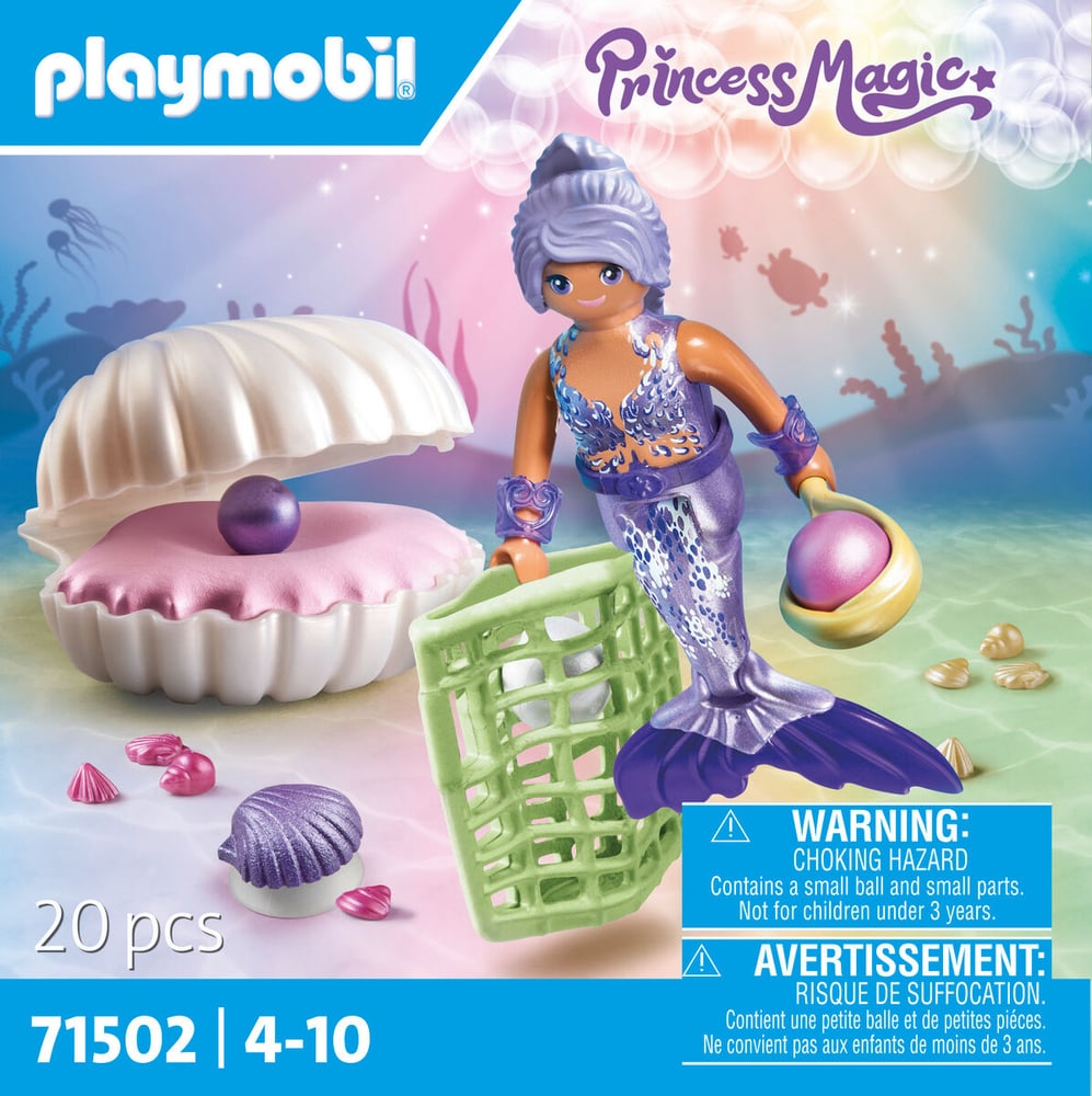 Princess Magic 71502 Sirène avec coquilla PLAYMOBIL® 741923700000 Photo no. 1