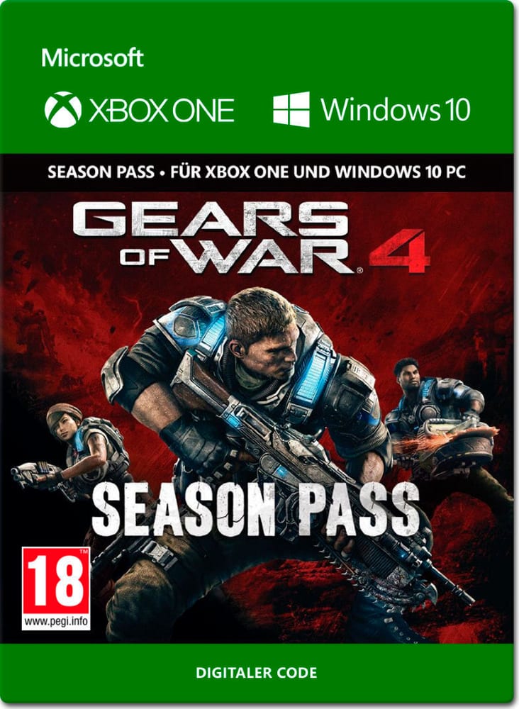 Xbox One - Xbox One - Gears of War 4: Season Pass Jeu vidéo (téléchargement) 785300137321 Photo no. 1
