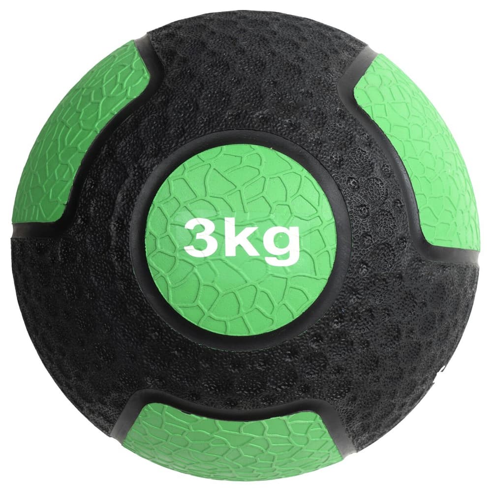Gewichtsball Medecine Ball aus strapazierfähigem Gummi | 3 KG Medizinball GladiatorFit 469400900000 Bild-Nr. 1