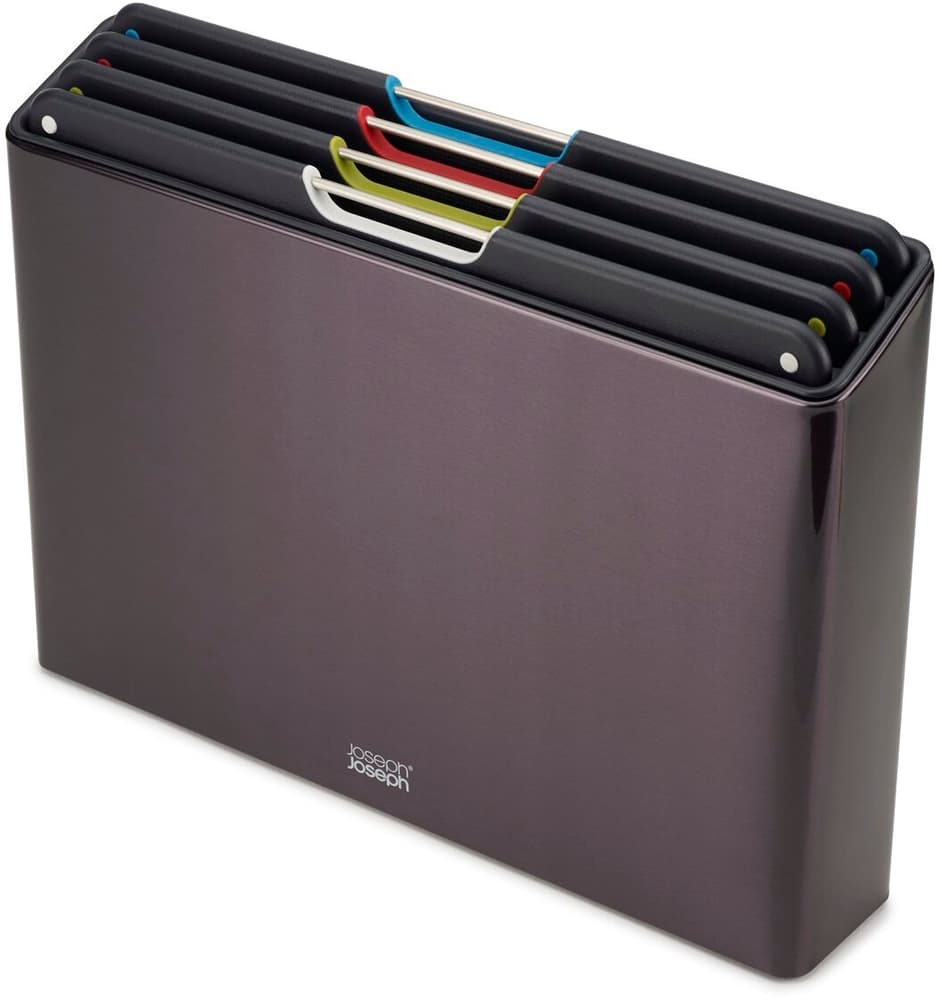 Joseph Joseph FOLIO STEEL Schneidebrett-Set FOLIO STEEL Schneidebrett-Set Joseph Joseph 674530400000 Farbe Schwarz Grösse B: 35.5 cm x T: 7.4 cm x H: 26.5 cm Bild Nr. 1