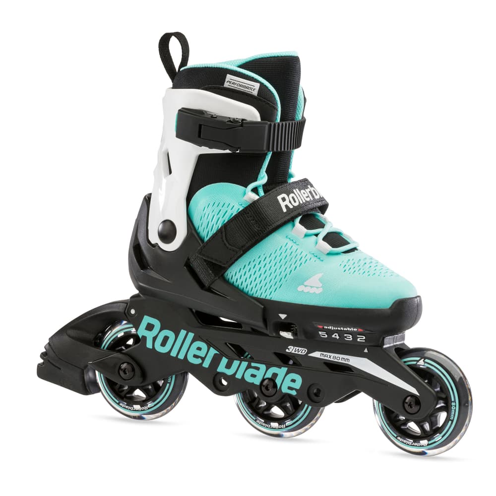 Microblade 3WD Girl Patins en ligne Rollerblade 466551533341 Taille 33-36.5 Couleur bleu claire Photo no. 1