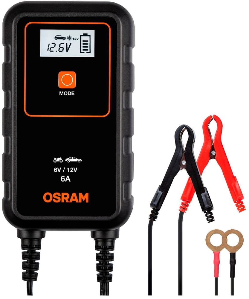 Chargeur De Batterie 6A/6-12V Batterie de démarrage Osram 621174300000 Photo no. 1