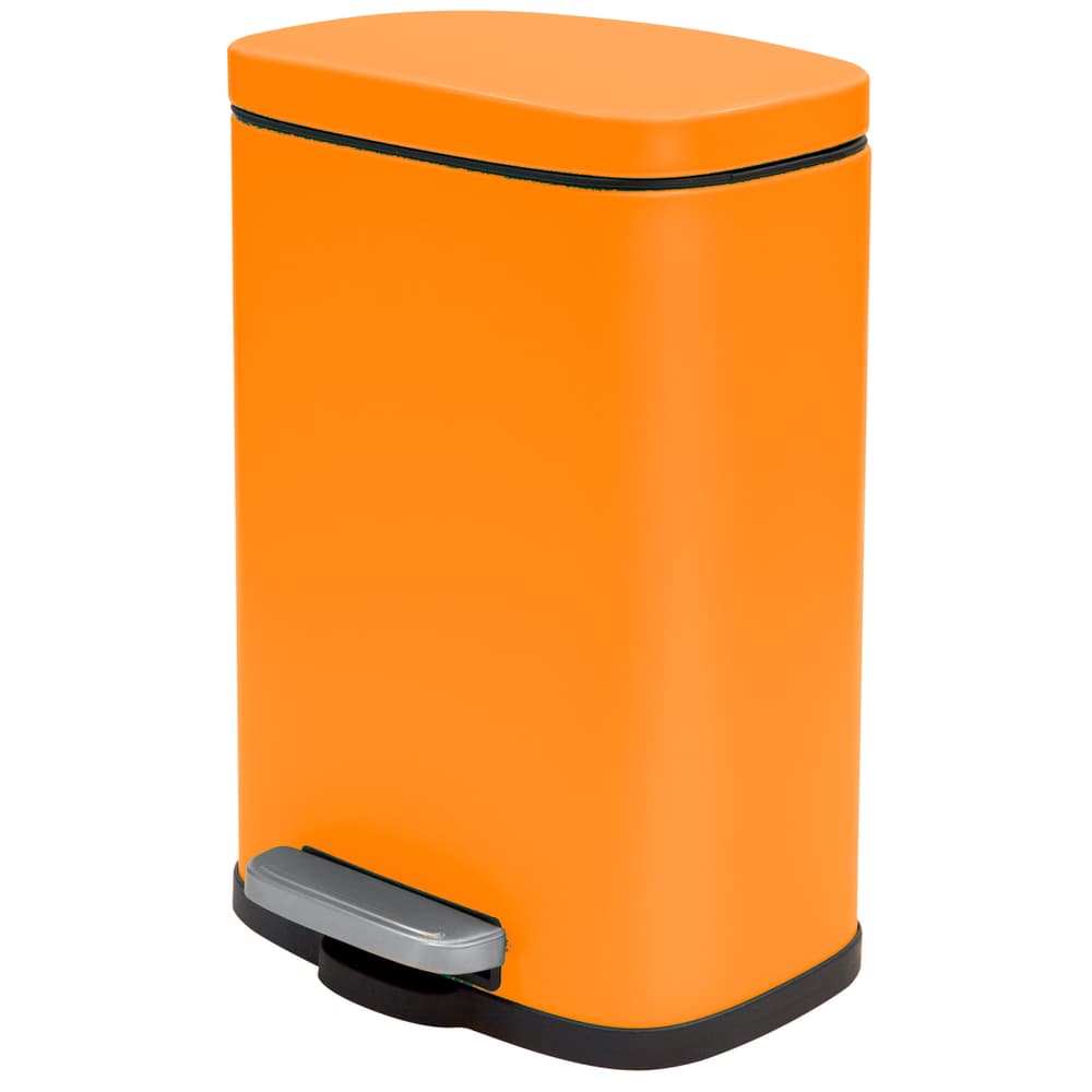 Akira Matt-Orange 5L Bidone a pedale spirella 674175400000 Colore Arancione Dimensioni 30 cm N. figura 1