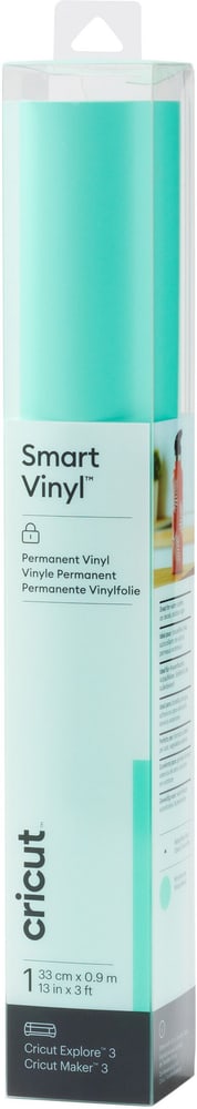 Film de vinyle Smart Matt Permanent 33 x 91 cm, Menthe Matériaux pour traceurs de découpe Cricut 669609100000 Photo no. 1