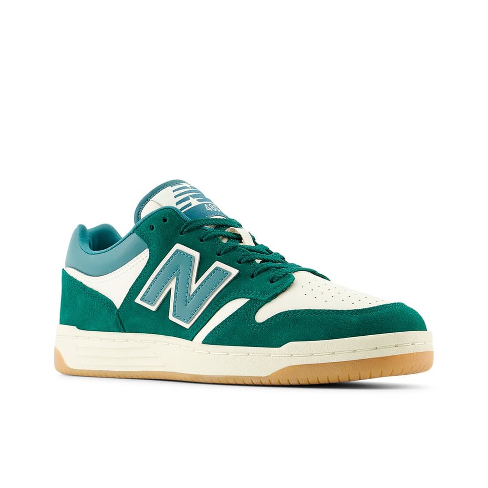 BB480LPA Chaussures de loisirs New Balance 474165341563 Taille 41.5 Couleur vert foncé Photo no. 1