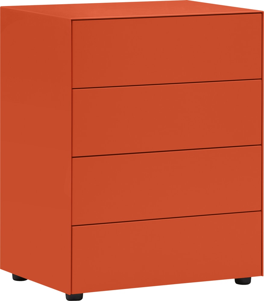 LUX Kommode 400840200057 Grösse B: 60.0 cm x T: 46.0 cm x H: 74.5 cm Farbe Orange Bild Nr. 1