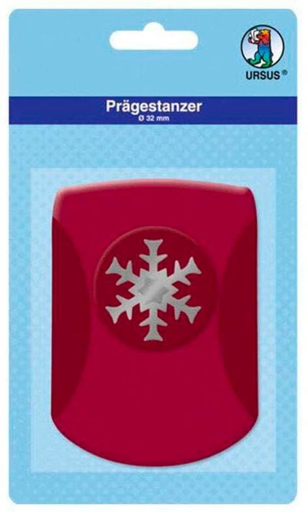 Prägestanzer Schneeflocke 3.2 cm für Papiergrössen bis zu 240g/m2 Stanzer URSUS 785302444580 Bild Nr. 1