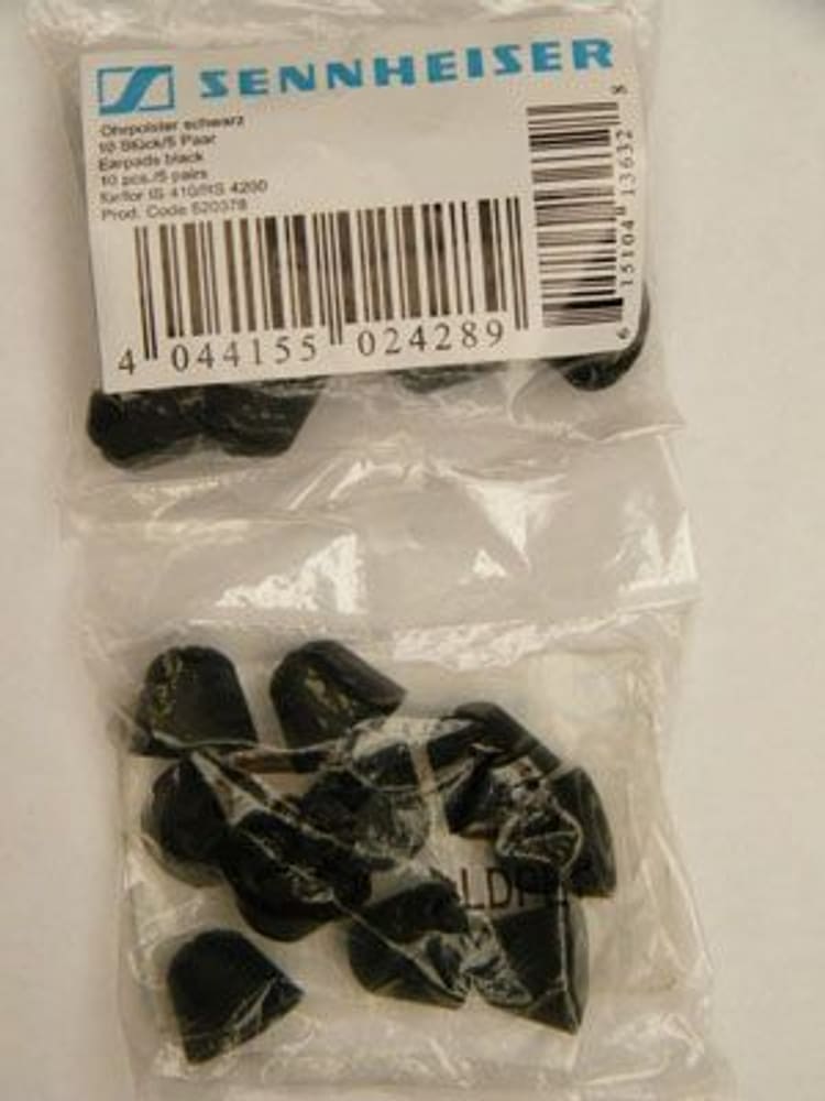 Gommino auricorlari nero, set 10 pezzi Sennheiser 9177078002 No. figura 1