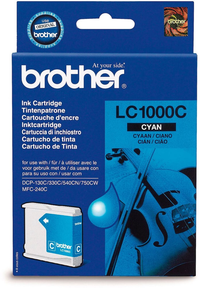 Ciano LC-1000C DCP-130C/MFC-240C 400 pagine Cartuccia d'inchiostro Brother 797484000000 N. figura 1