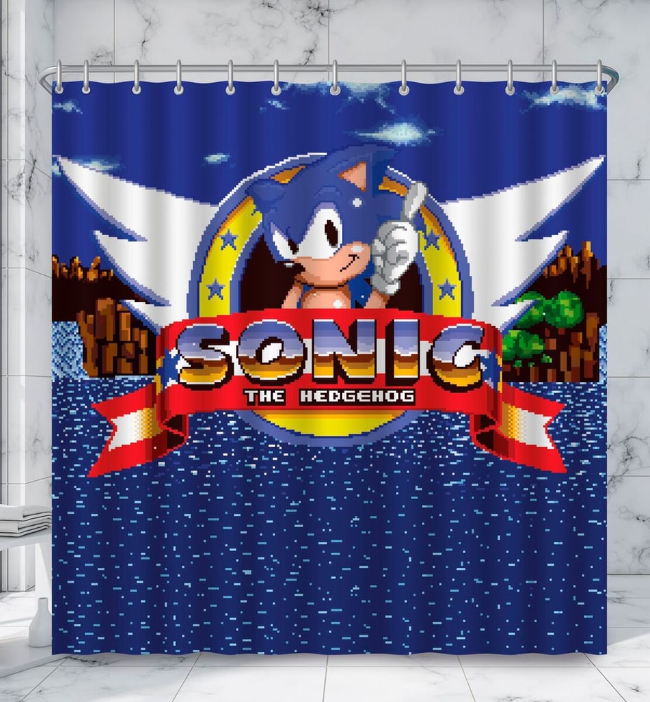 Tenda da doccia Sonic Merch Fizz Creations 785302413173 N. figura 1