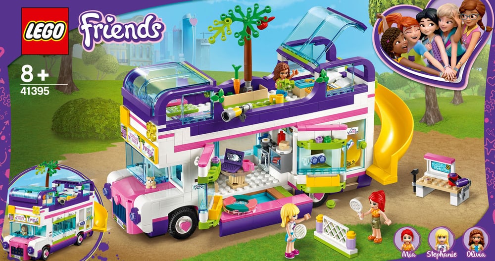 Friends 41395 Il bus dell'amicizia LEGO® 74872690000019 No. figura 1