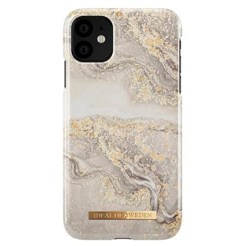 Hard-Cover Sparkle Greige Marble grey Coque smartphone iDeal of Sweden 785300147897 Photo no. 1