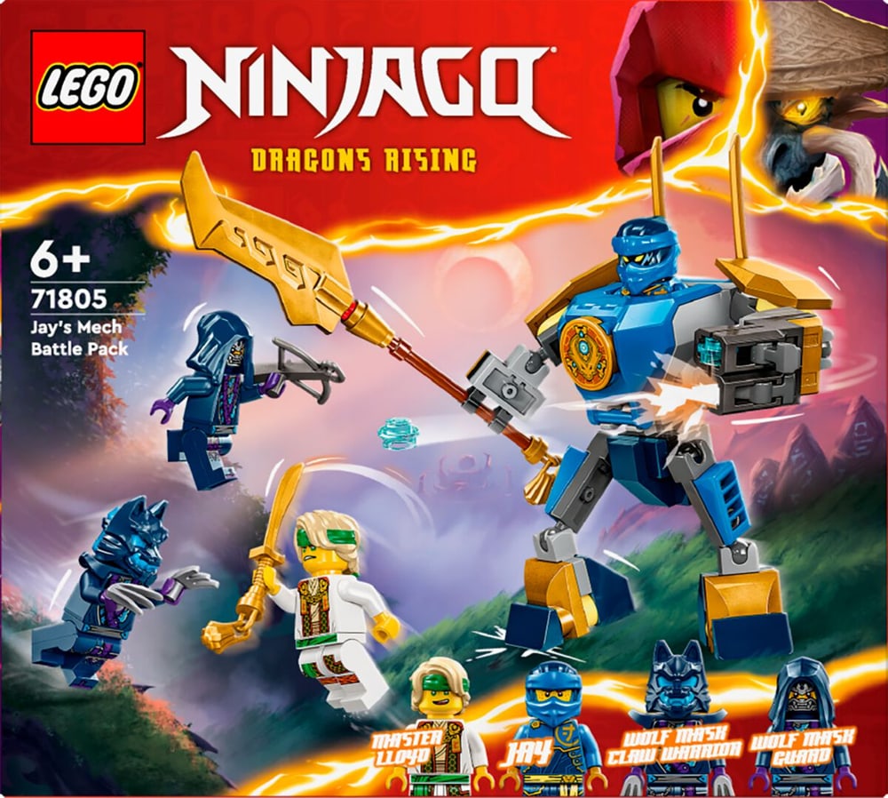 Ninjago 71805 Pack Mech da battaglia di Jay LEGO® 741912200000 N. figura 1