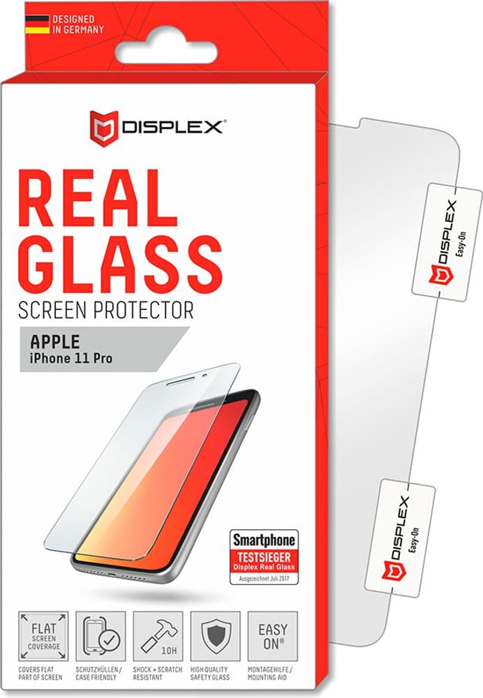 Real Glass Screen Protector Protection d’écran pour smartphone Displex 785300148418 Photo no. 1